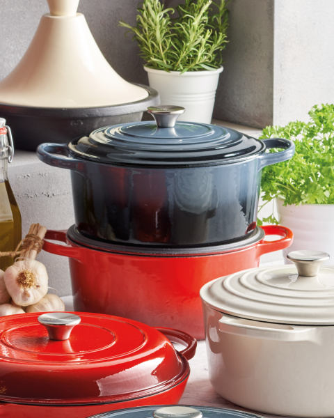 Crofton Cast Iron Casserole Dish