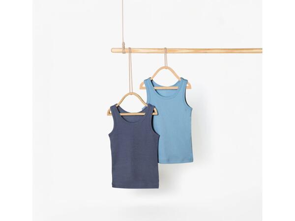 Boys' vests, 2 pieces