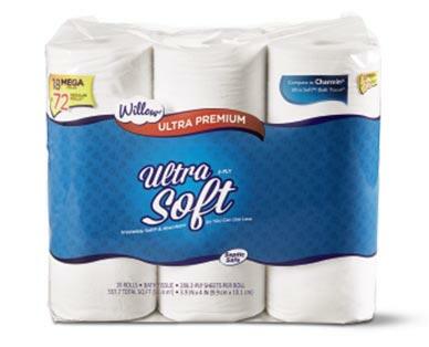 Willow 
 18 Mega Roll Ultra Soft Bath Tissue