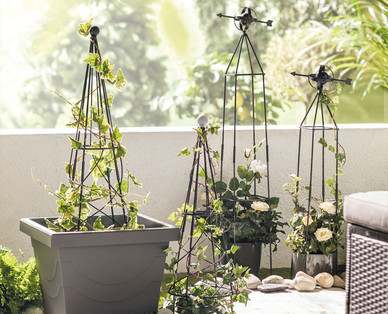 GARDENLINE Rankobelisken-Set, 2-teilig