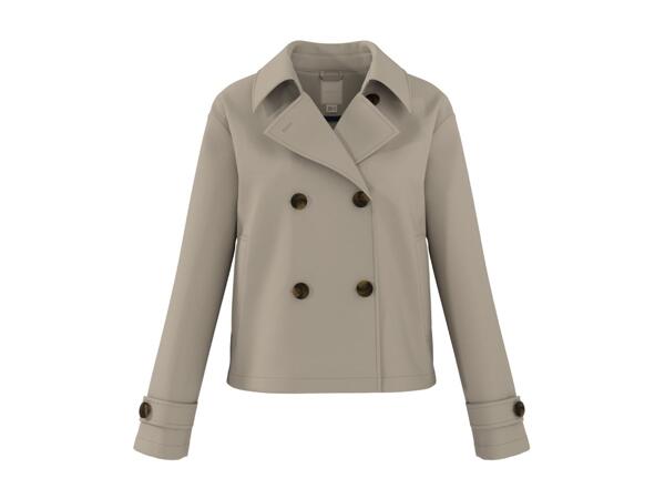 Esmara Ladies' Beige Cropped Trench Coat