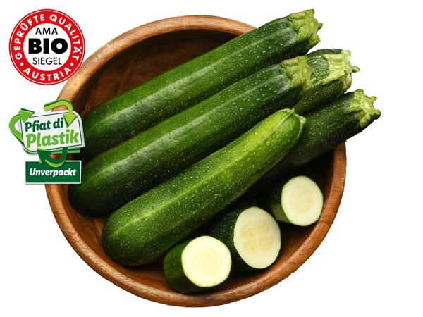 Bio Zucchini aus Österreich