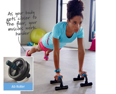 Push Up Bars/Ab Roller