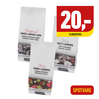 Finsk lakrids eller lakridsmix