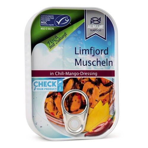 ALMARE SEAFOOD Limfjordmuscheln, Chili-Mango-Dressing