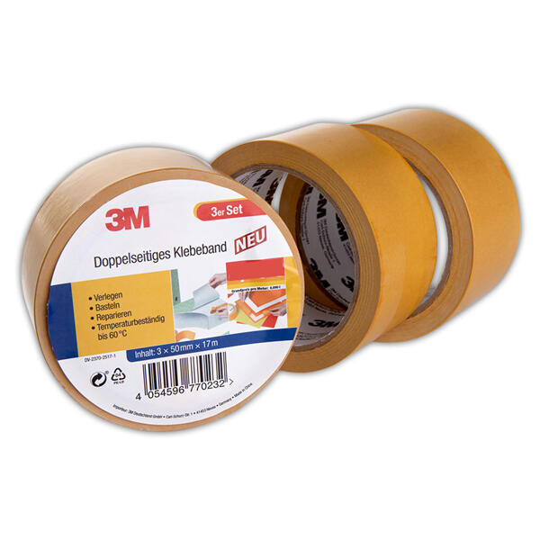 Doppelseitiges Klebeband 3er-Set