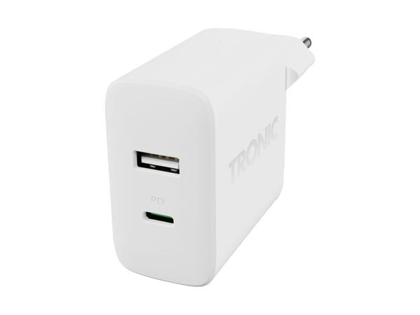 Dobbelt USB-oplader