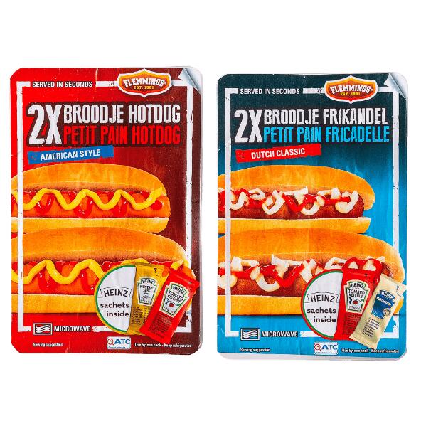 Petit pain hot-dog ou petit pain fricadelle, 2 pcs