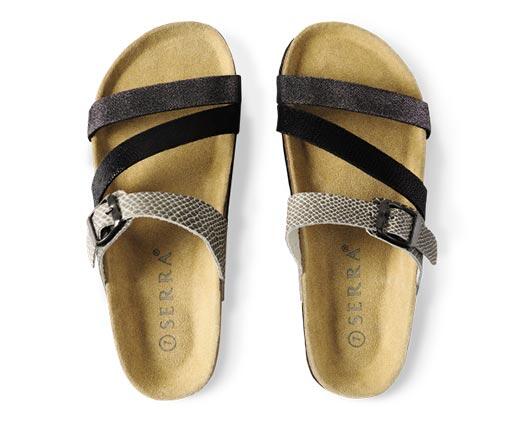 Serra 
 Ladies' Footbed Sandals