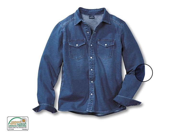 Chemise en denim doux