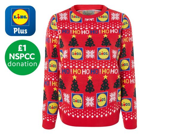 Esmara Ladies' Lidl Red Christmas Jumper