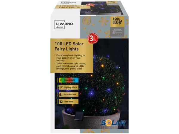 100 LED Solar Fairy Lights