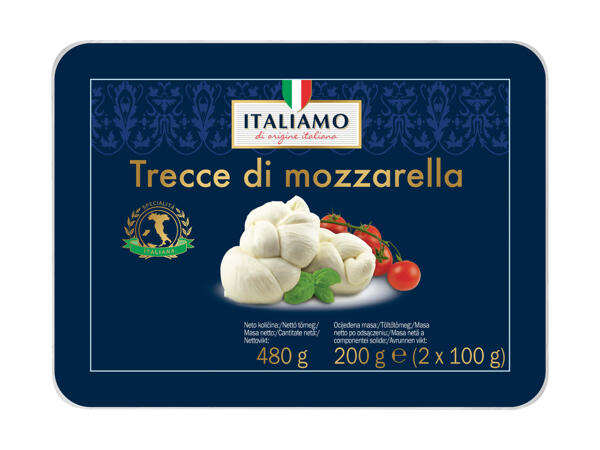 Mozzarella tressée