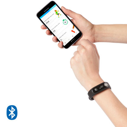 Bracelet fitness avec cardiofréquencemètre