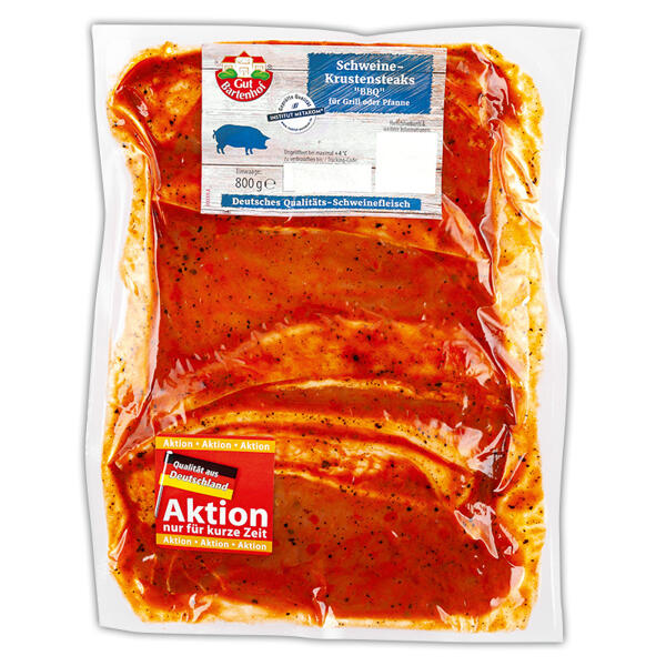 Schweine-Krustensteaks