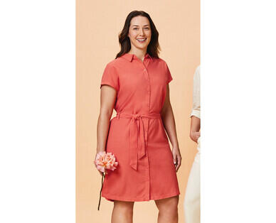 Women's Linen Blend Dress