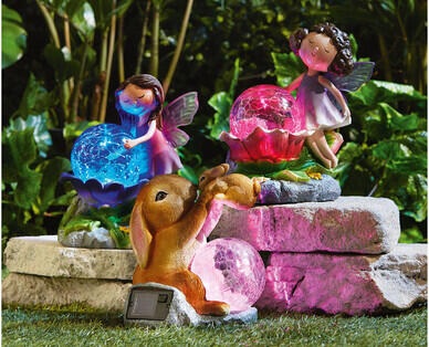 Solar Garden Statue