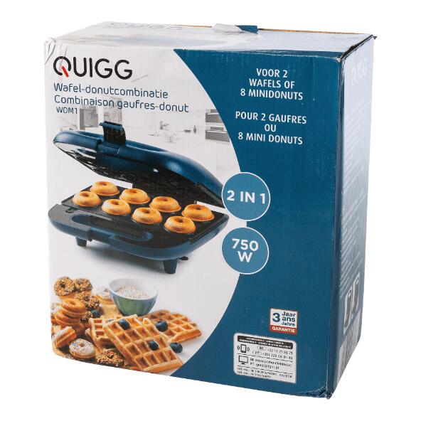 QUIGG(R) Wafelijzer met verschillende bakplaten