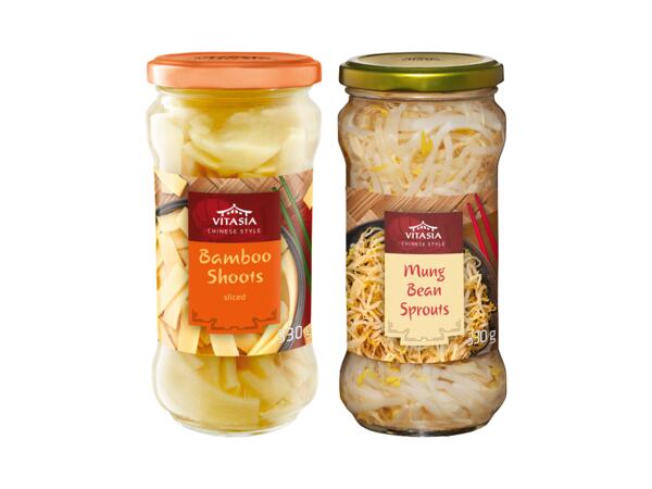 Bamboo shoots or mungo bean sprouts