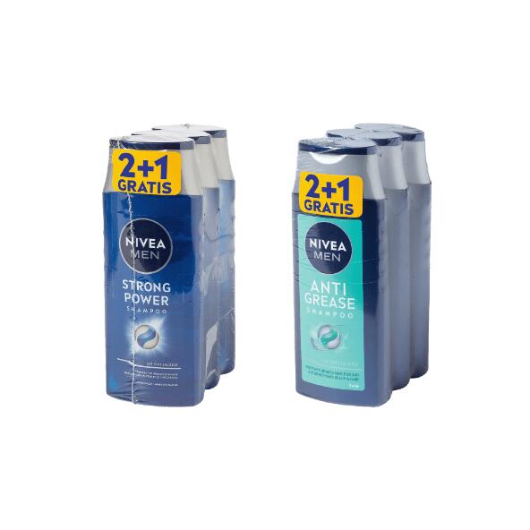 NIVEA(R) Shampoing pour hommes, 3 pcs