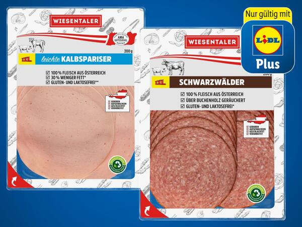 Schwarzwälder oder leichte Kalbspariser