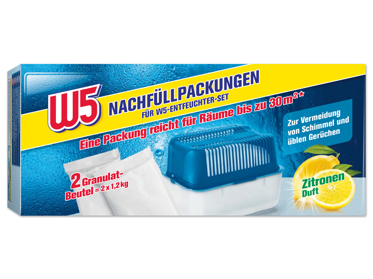 W5 Raumentfeuchter Nachfüllpackungen