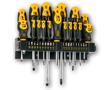 WORKZONE(R) Schraubenzieher-/Bit-Set, 37-teilig