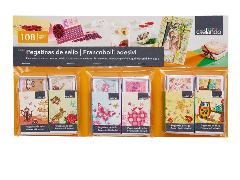 Stamp Stickers, Card Set, Craft Set or Washi Paper Set