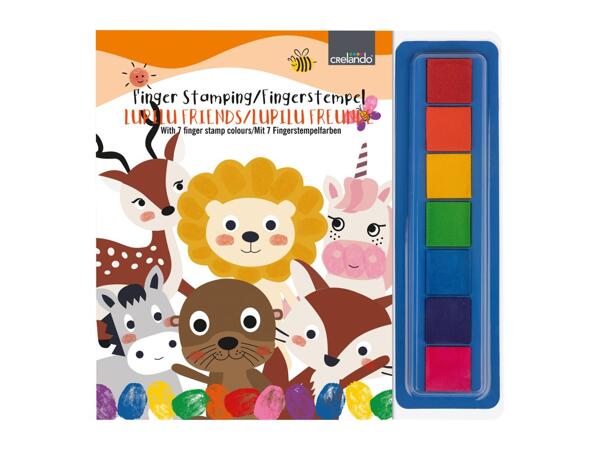 Crelando Finger Stamp Set - Lupilu Friends