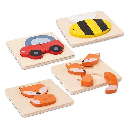 TOYLINO Kleinkinder Holzpuzzle