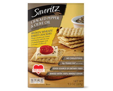 Savoritz Cracked Pepper Woven Wheats