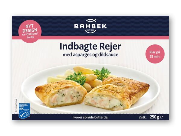 RAHBEK Indbagt laks, rejer eller sej