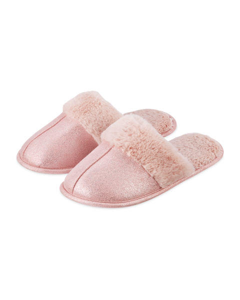Avenue Ladies' Pink Slippers