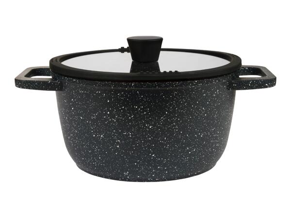 Silvercrest Cast Black Granite Aluminium Casserole Dish