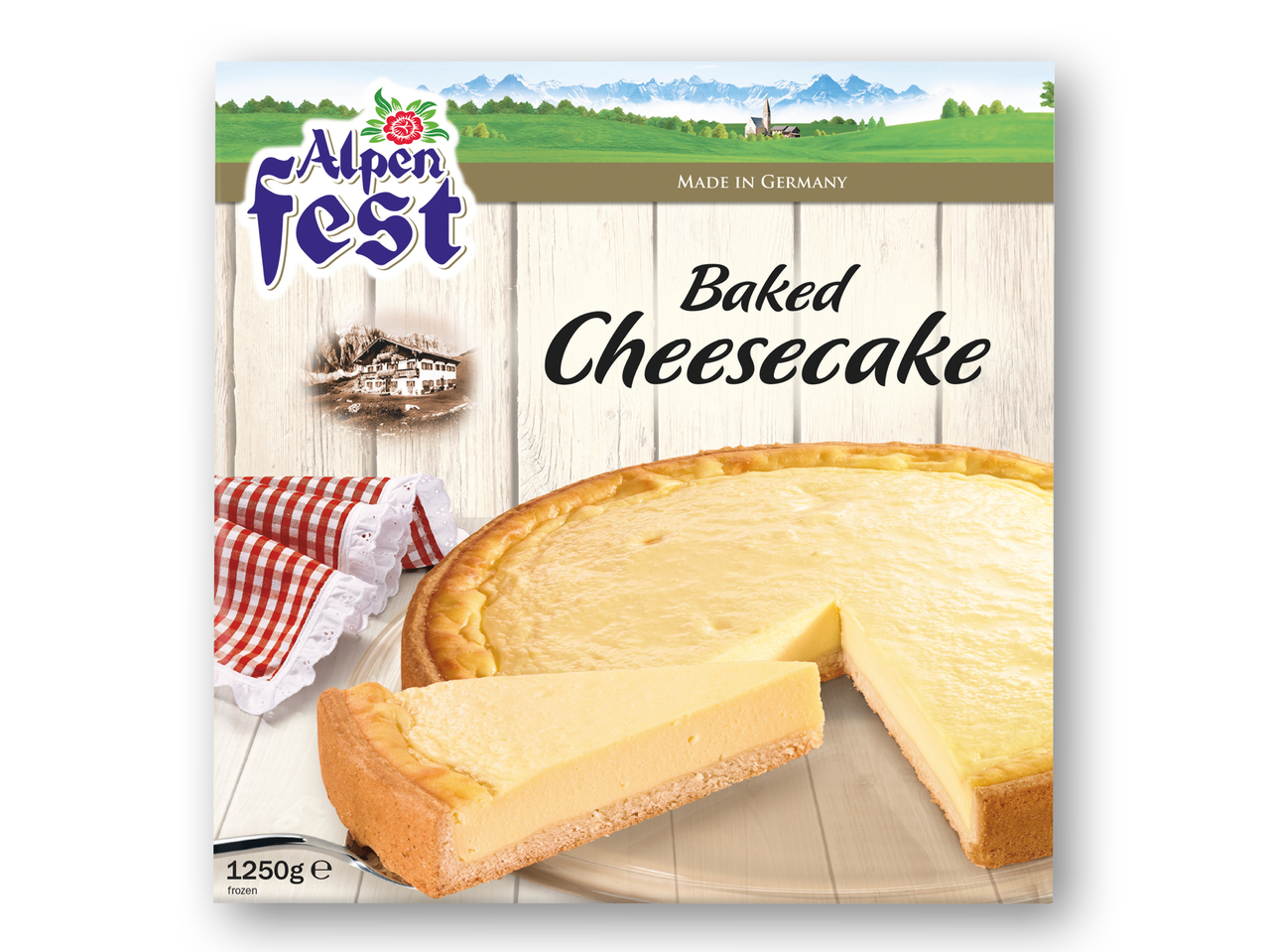 ALPENFEST Frugttærte eller cheesecake
