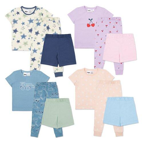 LILY & DAN Kinder-/Kleinkinder-Pyjama-Set, 3-teilig
