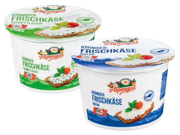 ALPENGUT Körniger Frischkäse