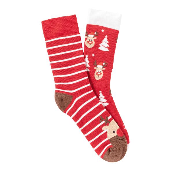 UP2Fashion(R) 				Chaussettes de Noël, 2 paires
