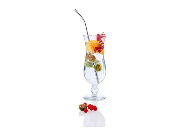 Livarno Home Stainless Steel Straws - 10 Piece Set