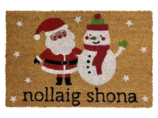 Christmas Coir Doormat