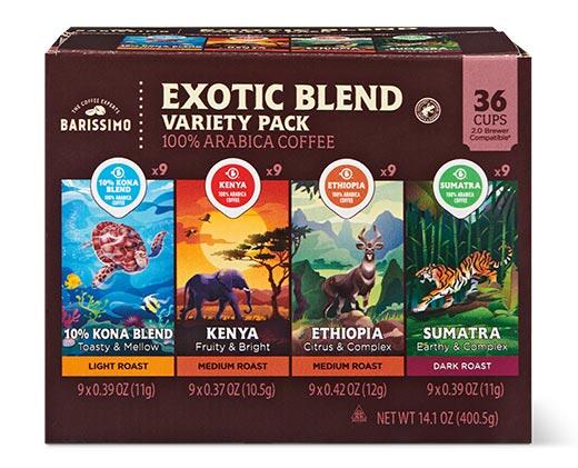 Barissimo Exotic Blend Coffee Variety Pack
