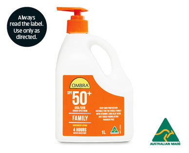 Family Sunscreen Lotion SPF50+ 1L