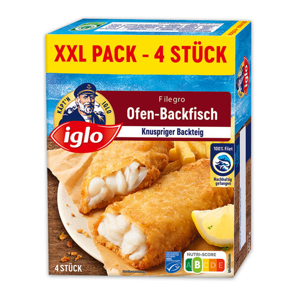 Backfisch-Stäbchen / Filegro XXL