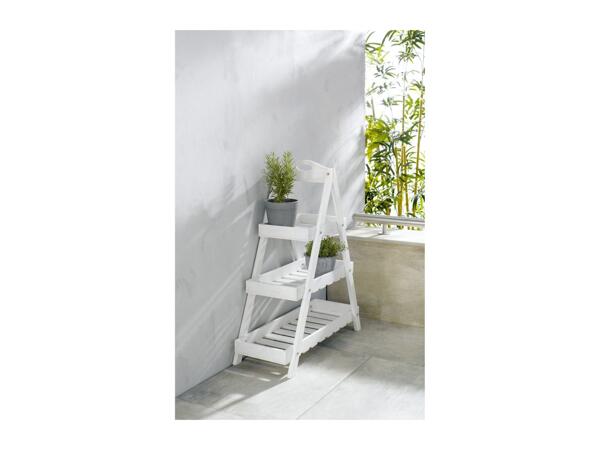 Livarno Home Plant Ladder Stand - White