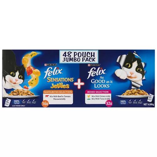 Cat Food Jumbo Pack 48 Pack 85g