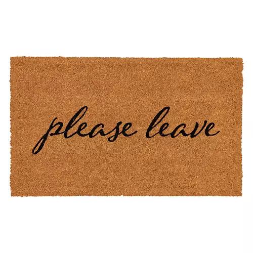 18" x 30" Spring Coir - Please Leave