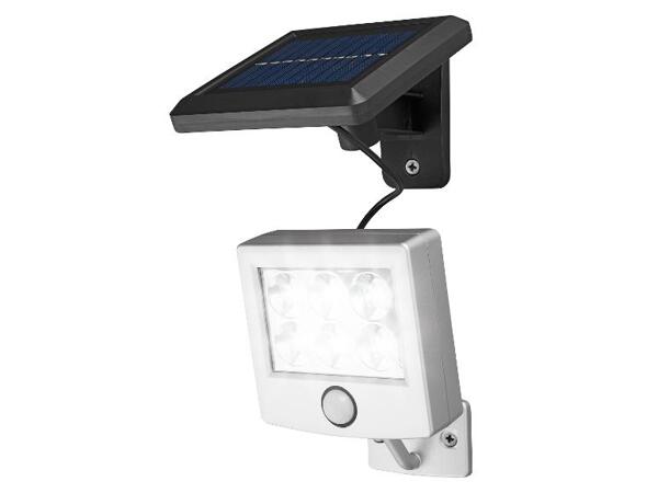 Solární LED reflektor s pohybovým senzorem