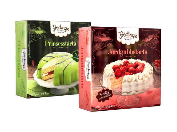 Frödinge Prinsesstårta/ Jordgubbstårta