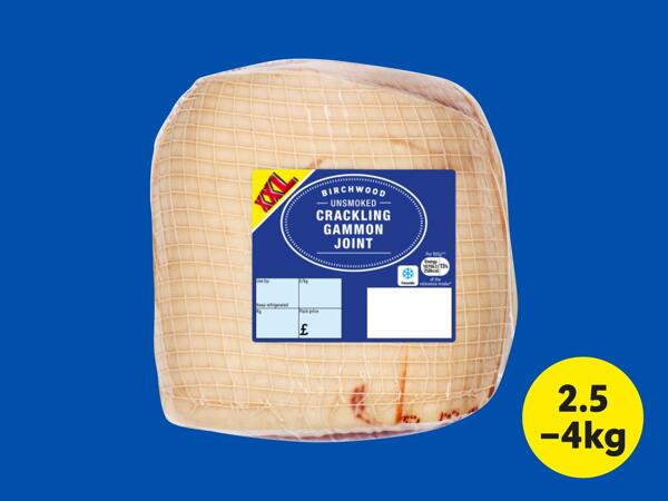 Birchwood Unsmoked Crackling Gammon Joint