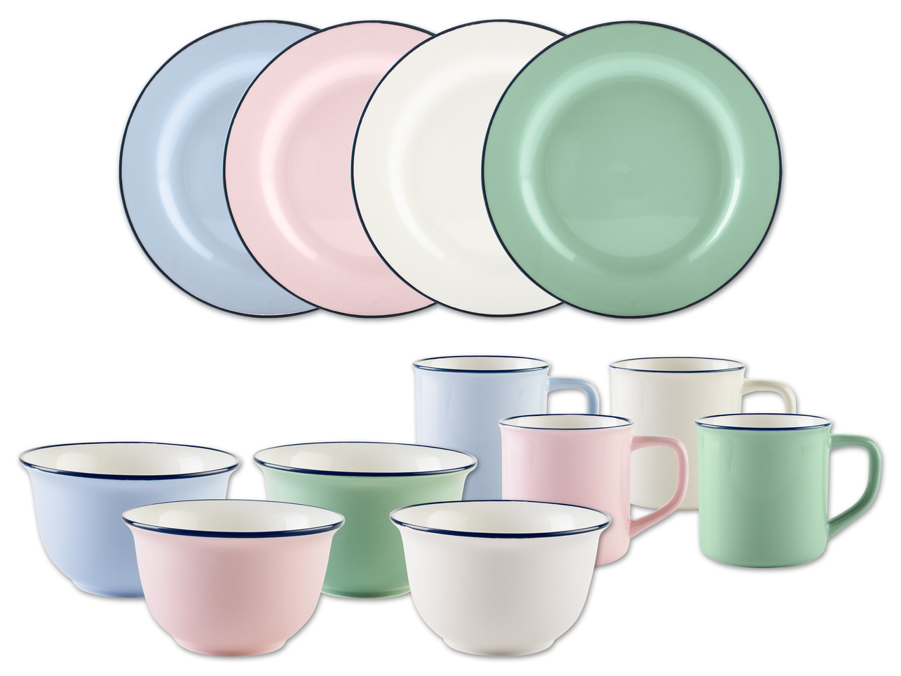 ERNESTO(R) Geschirr-Set, 4-teilig